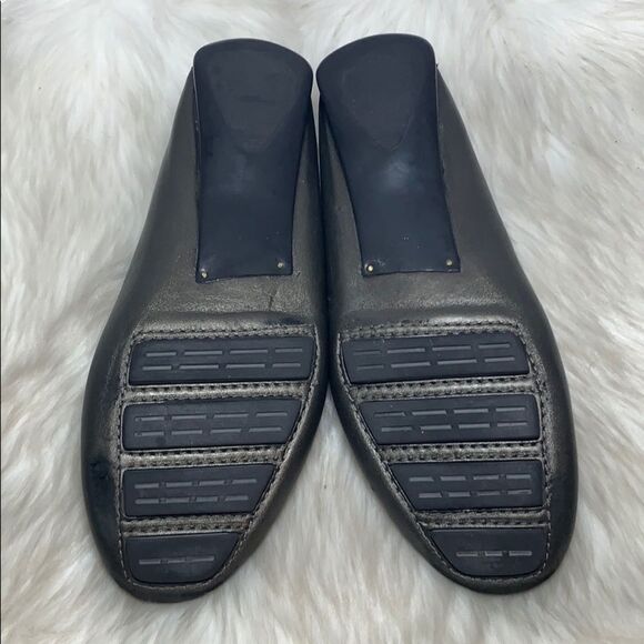 Robert Zur Petra Grey Leather Plug Mocassin Sz 9.5 - Picture 7 of 7